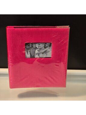 Recollections 4x6 Photo Album Pink Fabric Holds 400 Photos New